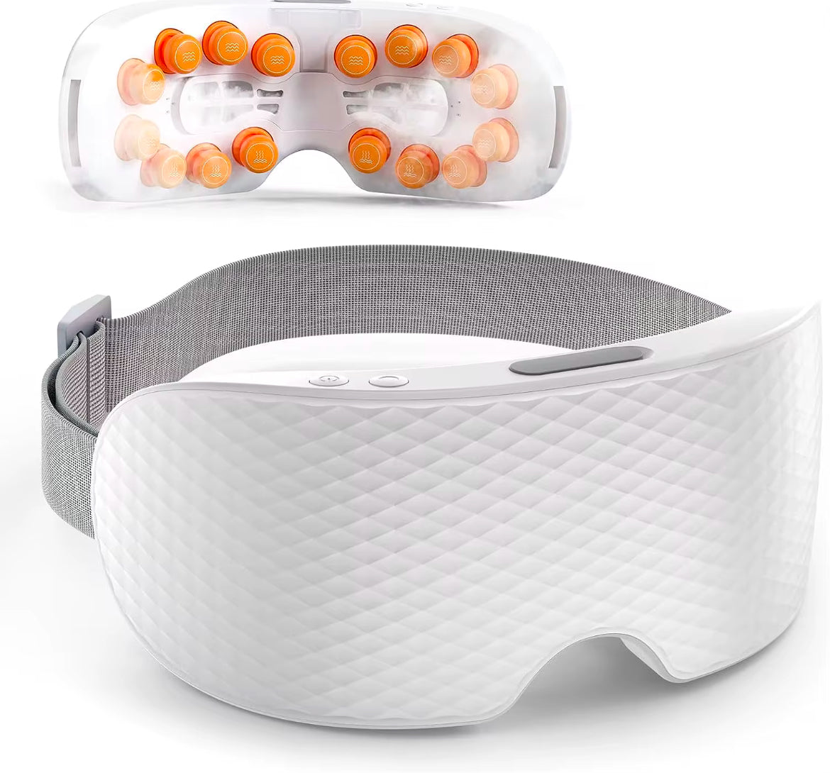 Lynesian™ – Masseur Oculaire 3-en-1 : Cernes, Stress, Détente & Maux de Tête