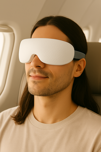 Lynesian™ – Masseur Oculaire 3-en-1 : Cernes, Stress, Détente & Maux de Tête