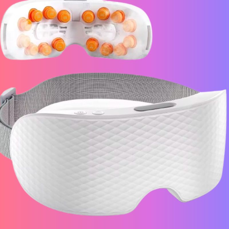 Lynesian™ – Masseur Oculaire 3-en-1 : Cernes, Stress, Détente & Maux de Tête