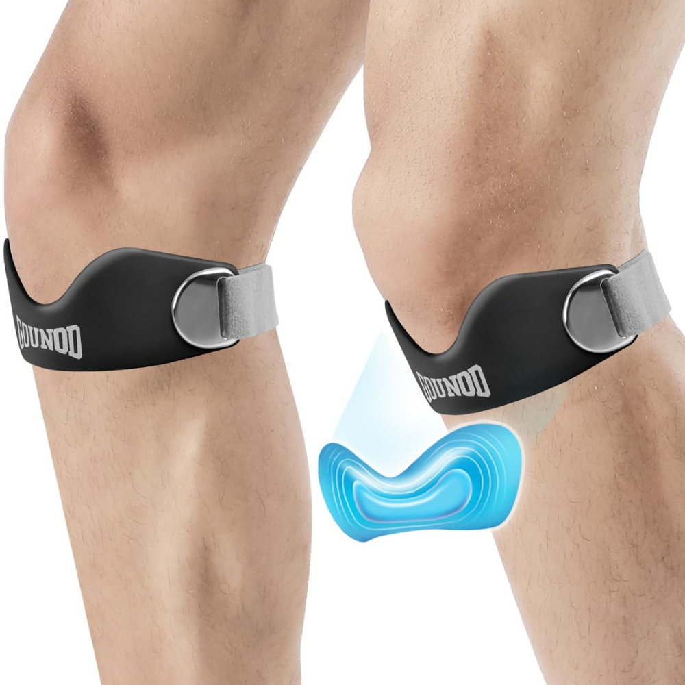 Ένα ζευγάρι λωρίδες στήριξης γονάτων