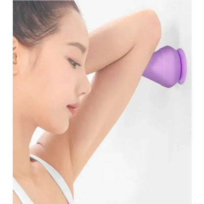 Wall-mounted Fascia Cone Multi-Function Suction Cup Wall Massager For Back Muscle Relaxation Arm Foot Massager Trigger Point