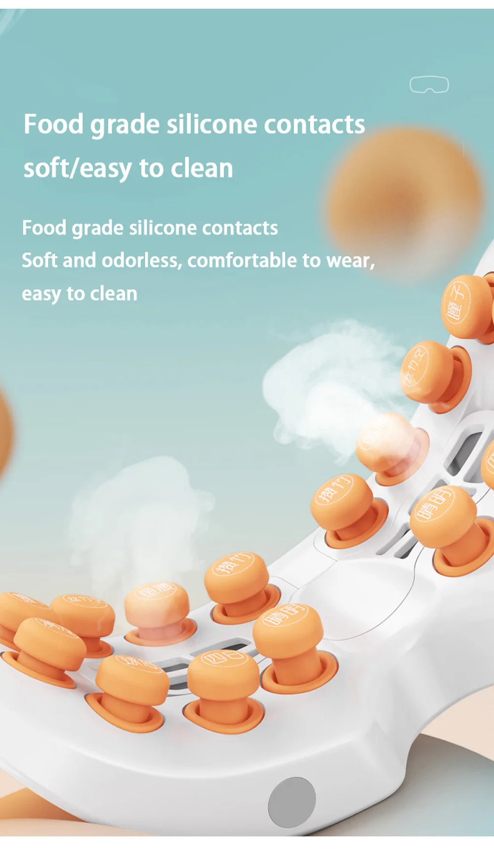 Lynesian™ – Masseur Oculaire 3-en-1 : Cernes, Stress, Détente & Maux de Tête