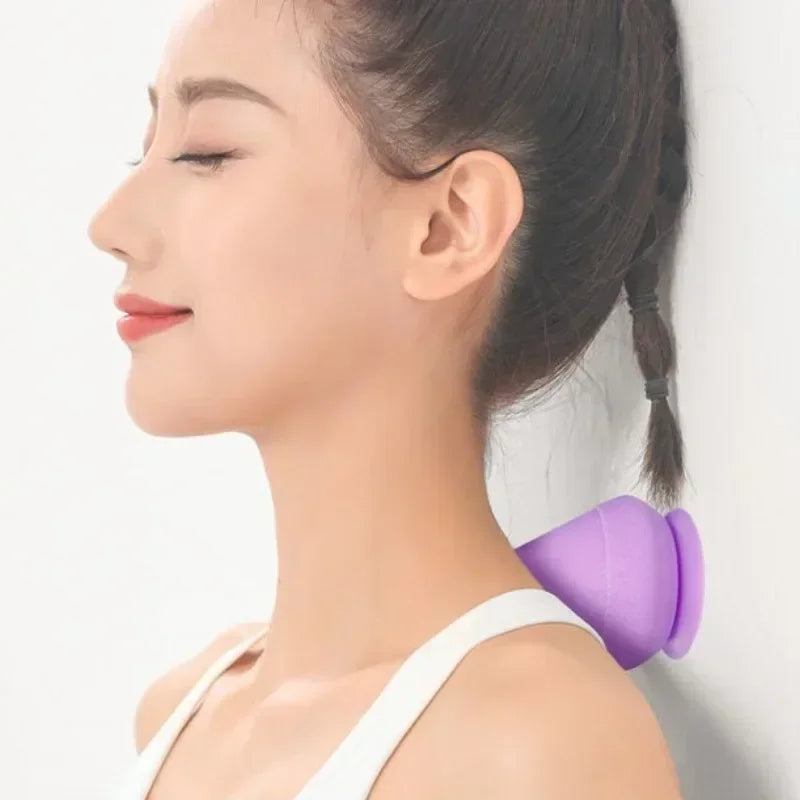 Wall-mounted Fascia Cone Multi-Function Suction Cup Wall Massager For Back Muscle Relaxation Arm Foot Massager Trigger Point