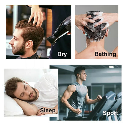 0.06mm Brown Straight Man Toupee V Style Frontal Hairline For Men 15cm Human Hair Ultra Thin Skin PU Men's Capillary Prosthesis