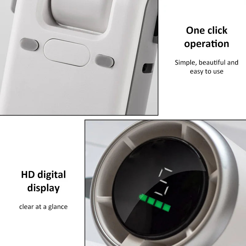 2024 Summer Fan Hand-held Folding High-speed Turbo Fan New Hanging Neck Outdoor Fan Desktop Portable LED Adjustment Student Fans