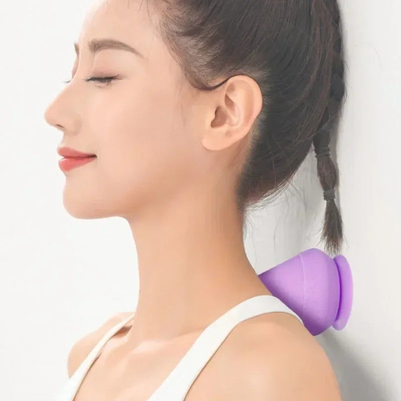 Wall-mounted Fascia Cone Multi-Function Suction Cup Wall Massager For Back Muscle Relaxation Arm Foot Massager Trigger Point