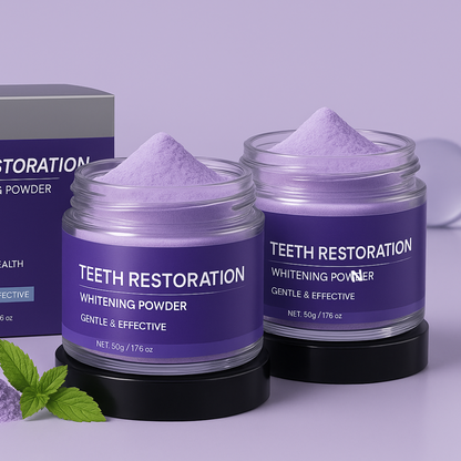 Lynesian – Polvo Dental Blanqueador, Cuidado de Encías y Aliento Fresco