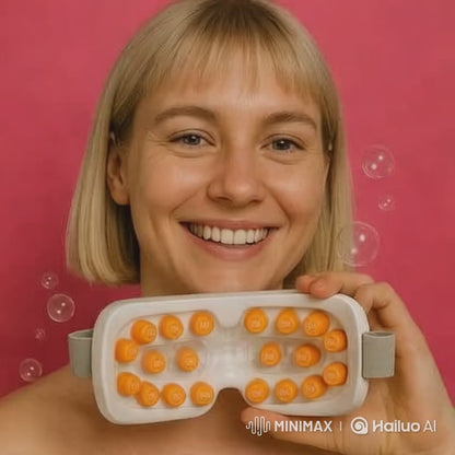 Lynesian™ – Masseur Oculaire 3-en-1 : Cernes, Stress, Détente & Maux de Tête